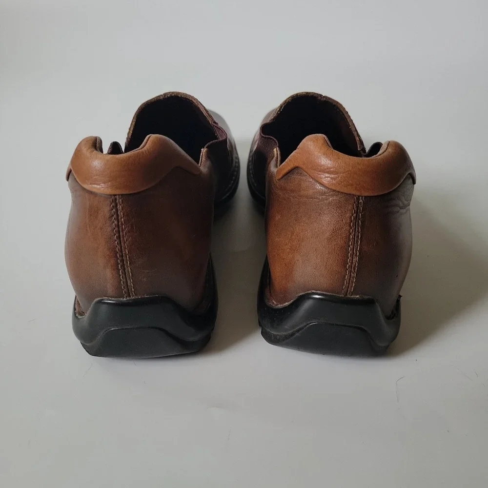 Cole Haan Zeno Slip On Driver Loafers 10M Brown Casual‎ Minimalist Preppy C07486